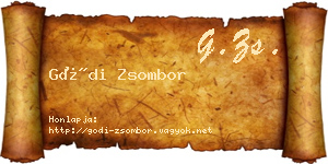 Gódi Zsombor névjegykártya