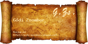 Gódi Zsombor névjegykártya