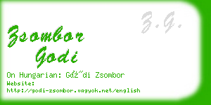 zsombor godi business card